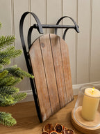 Rustic wooden sledge