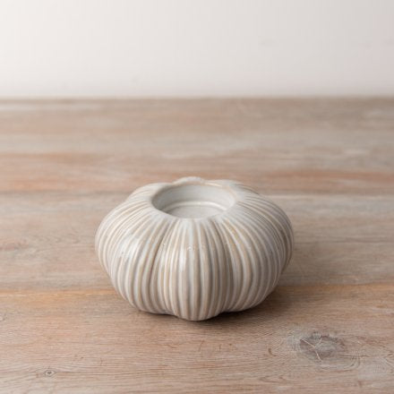 Neutral Pumpkin Tealight Holder