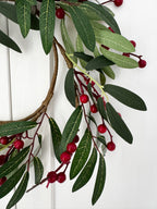 Berries and green wreath