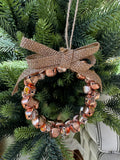 Copper bell mini wreath