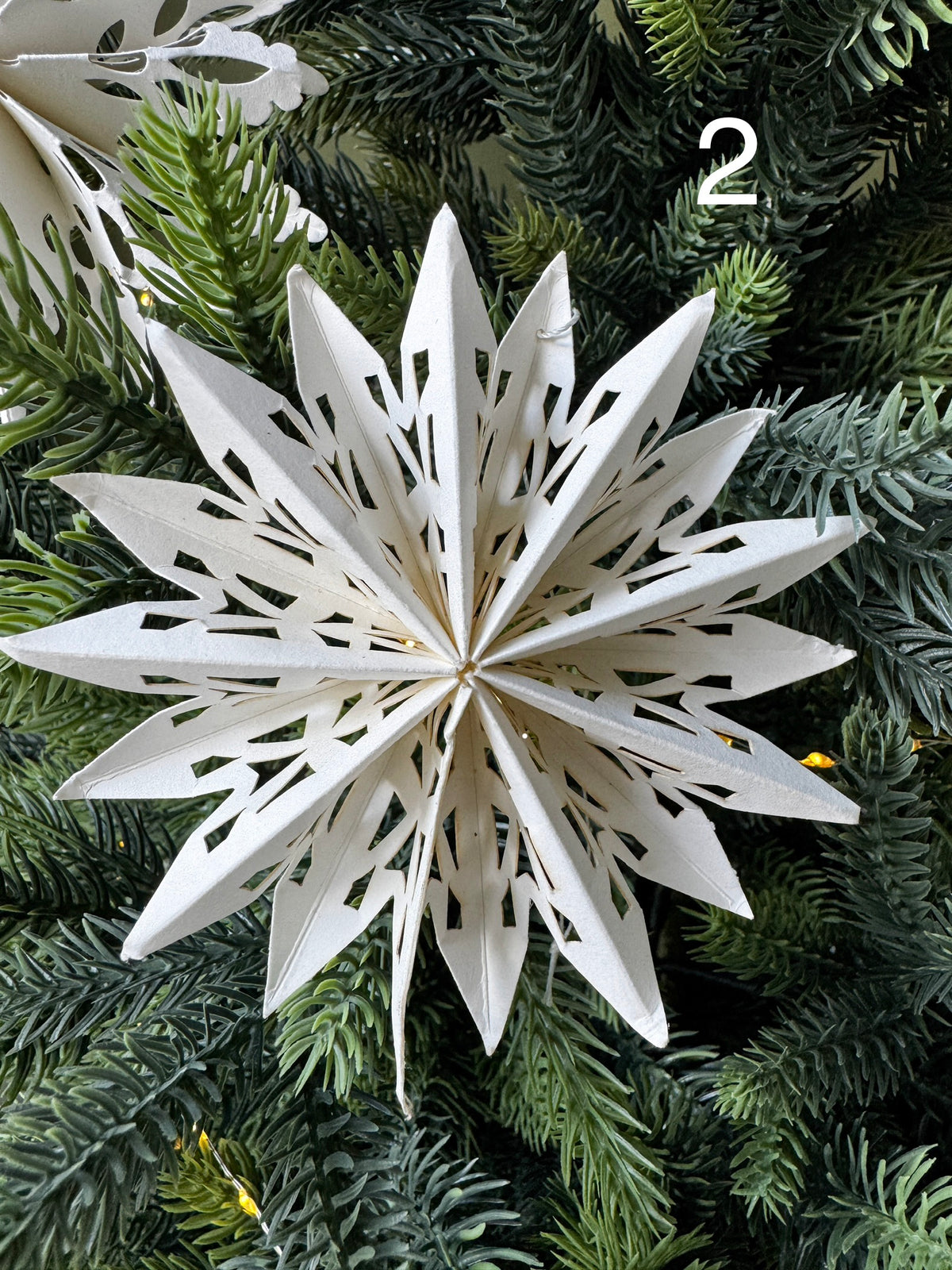 Mini paper snowflakes