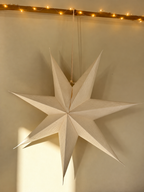 45cm white paper star