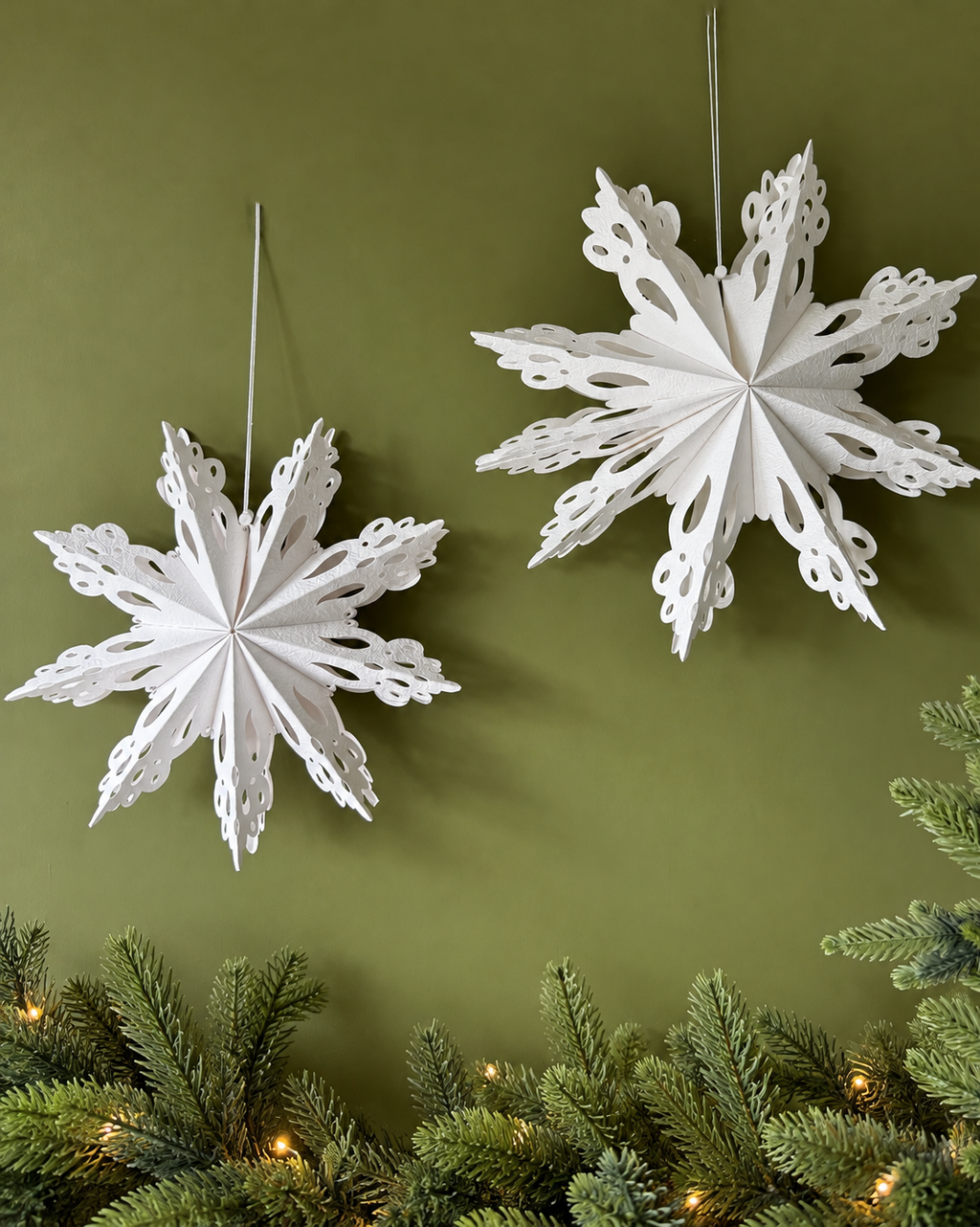 Paper snowflakes