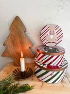Nutcracker Christmas cake tins set of 3