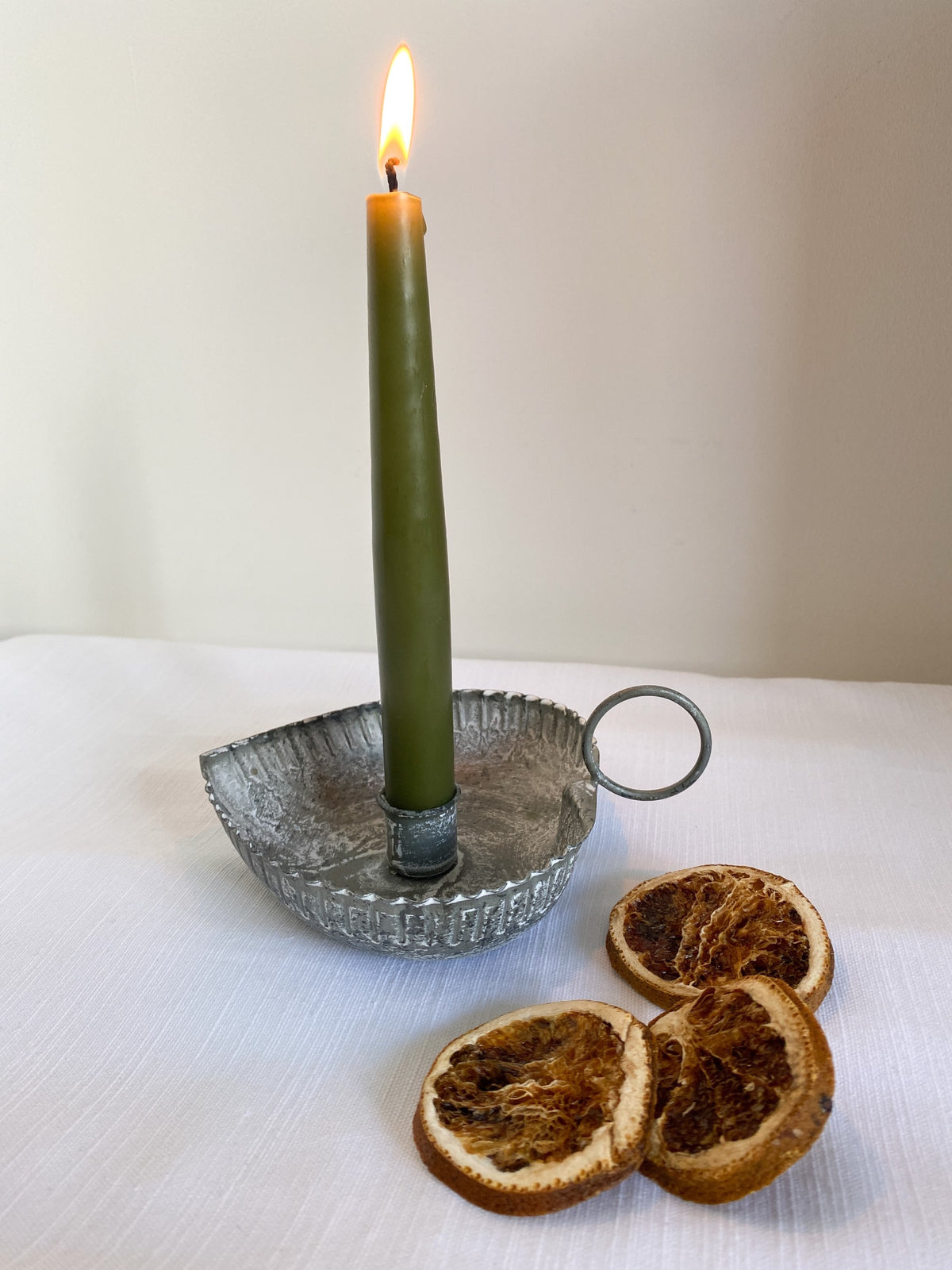 Chamberstick heart for dinner candle