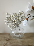 Chunky glass bud vase