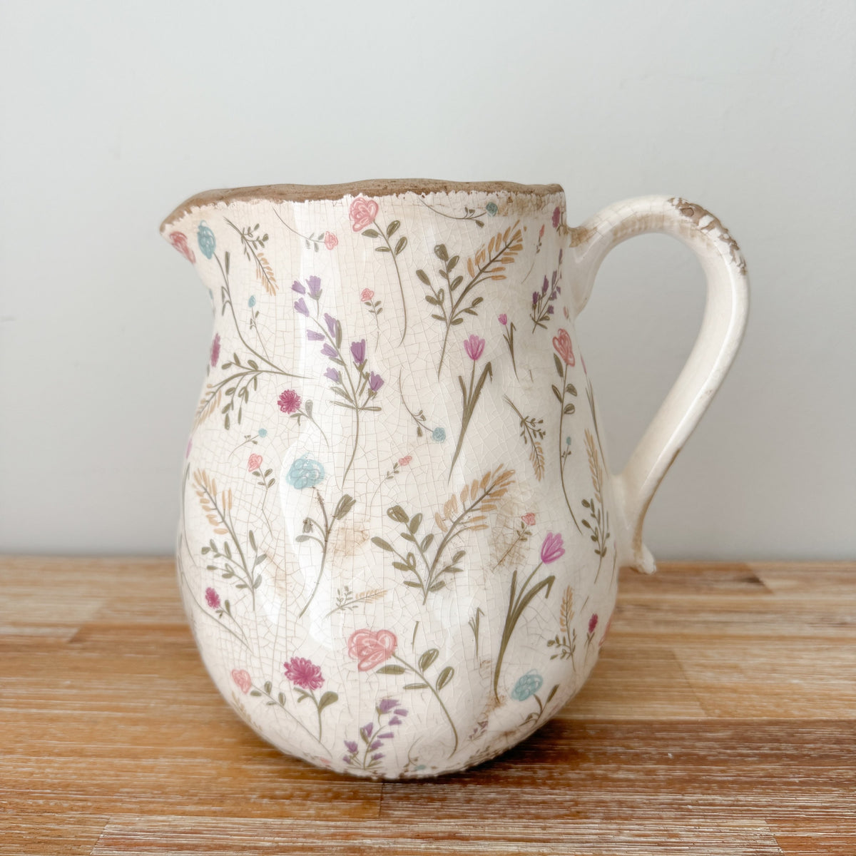 Vintage floral jug