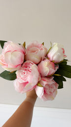 Pink peony posy
