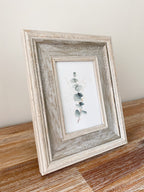 Antique wooden photo frame