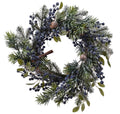 Blueberry Christmas wreath