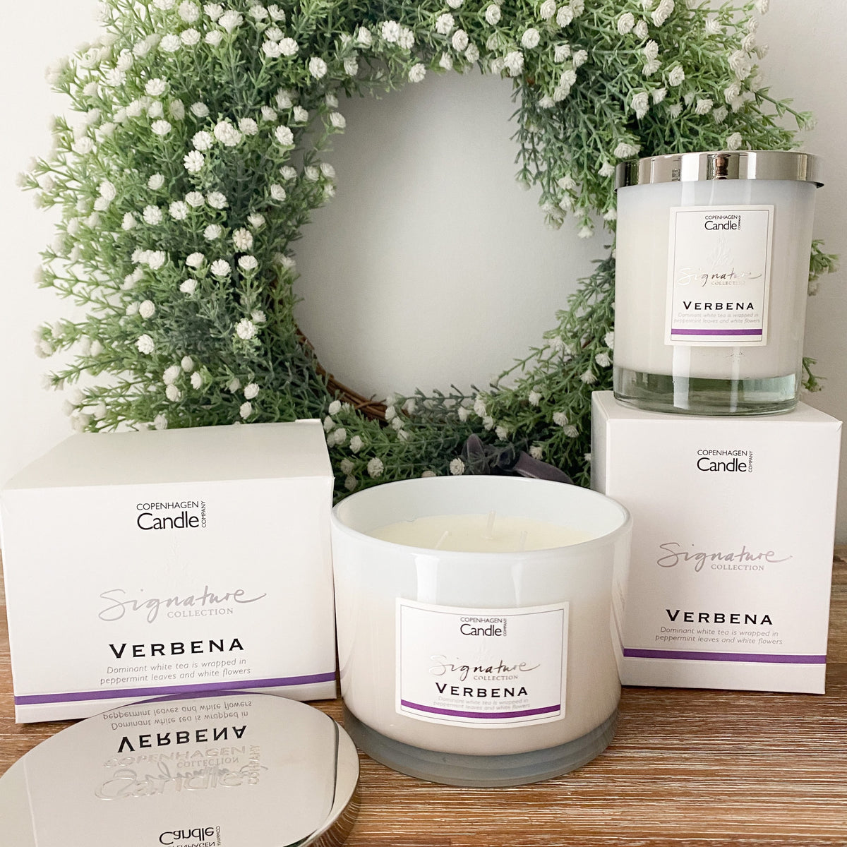 Verbena candle, medium