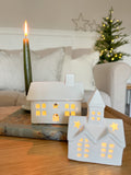 White ceramic LED house