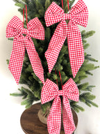 Red Gingham Bow