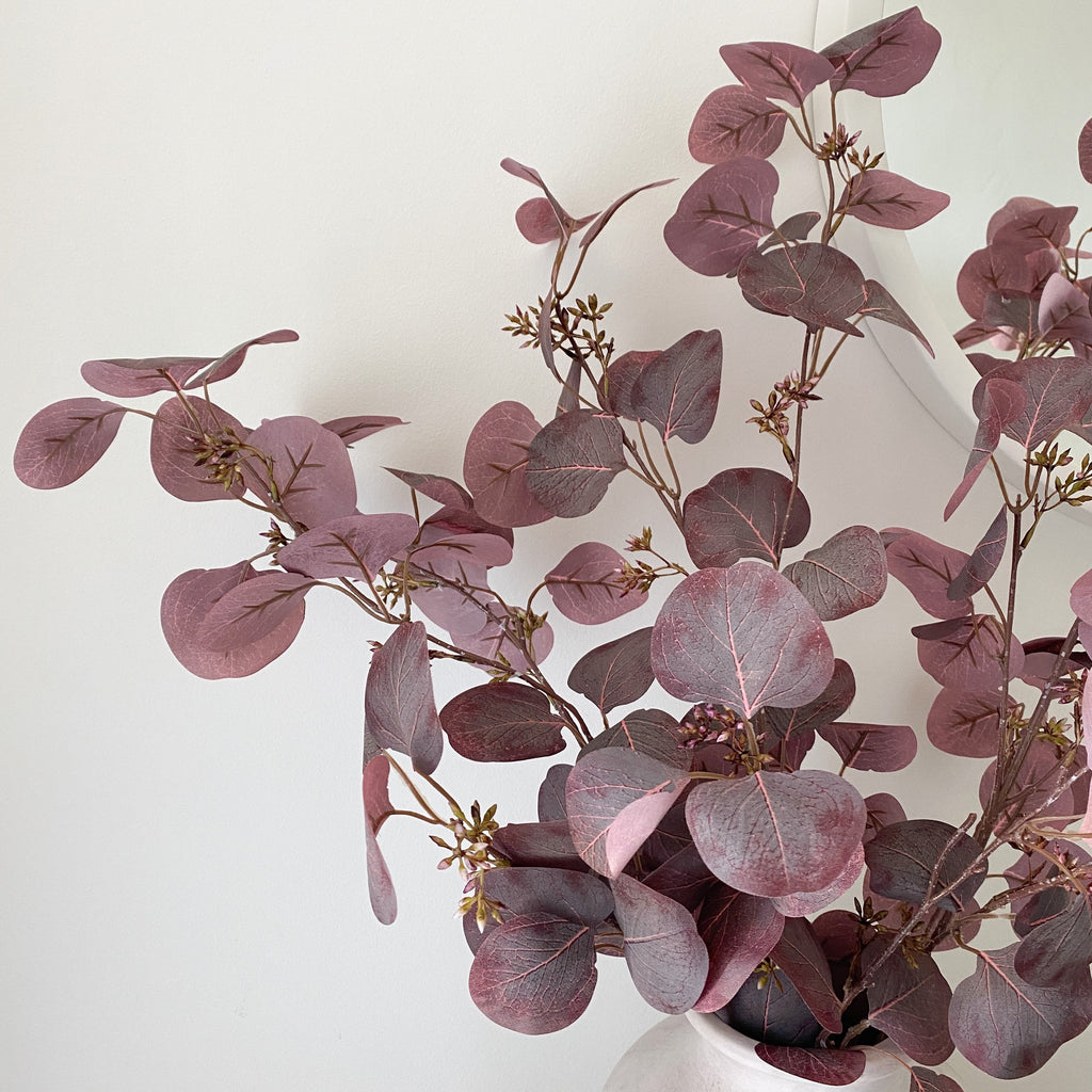 Burgundy Eucalyptus with berries