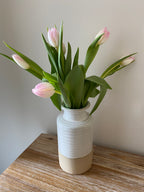 Natural two tone vase