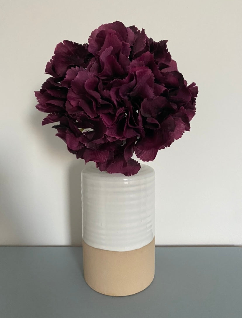 Natural two tone vase