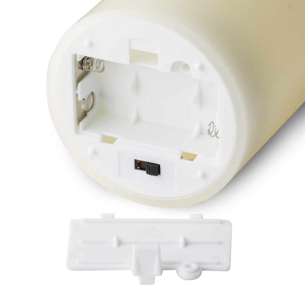 Ivory LED candle 3 x 6