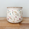 Vintage floral planter