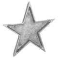 Aluminium small star dish