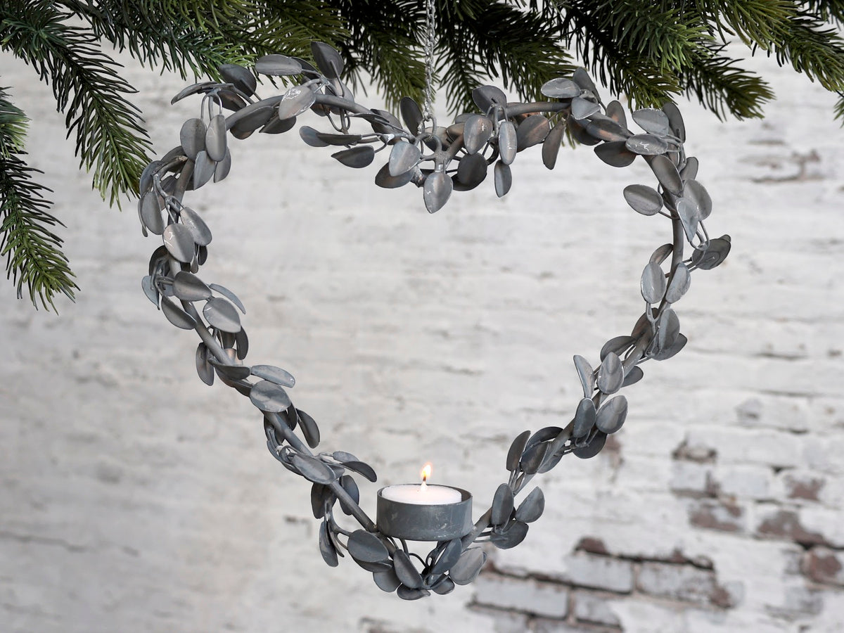 Hattie heart hanger for tealight