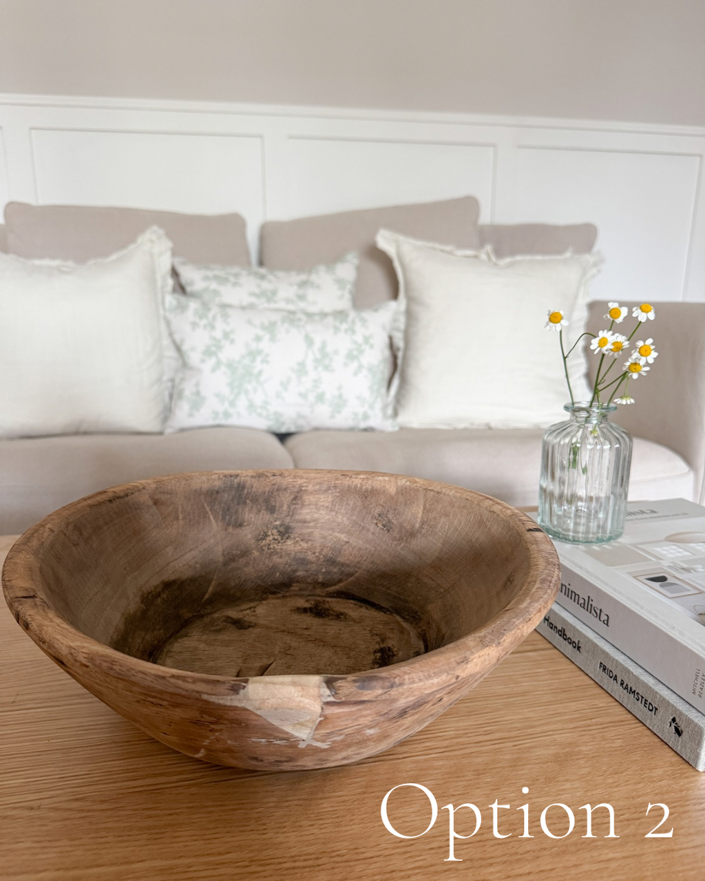Antique dough bowl
