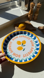 Lemon tin tray