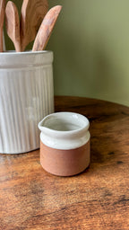 Stoneware milk jug