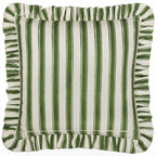 Feeoni ruffled vintage floral cushion