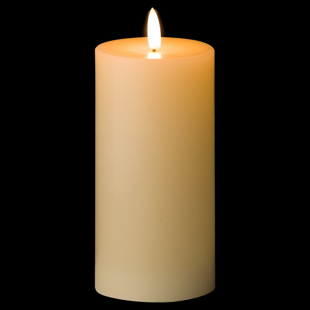 Ivory LED candle 3 x 6