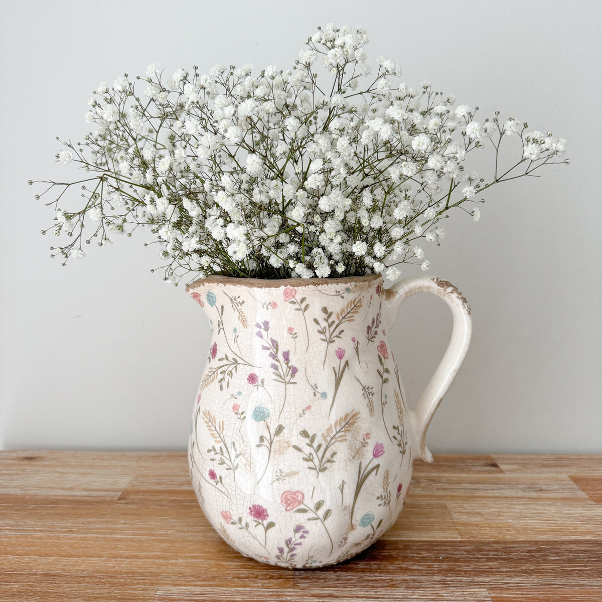 Vintage floral jug