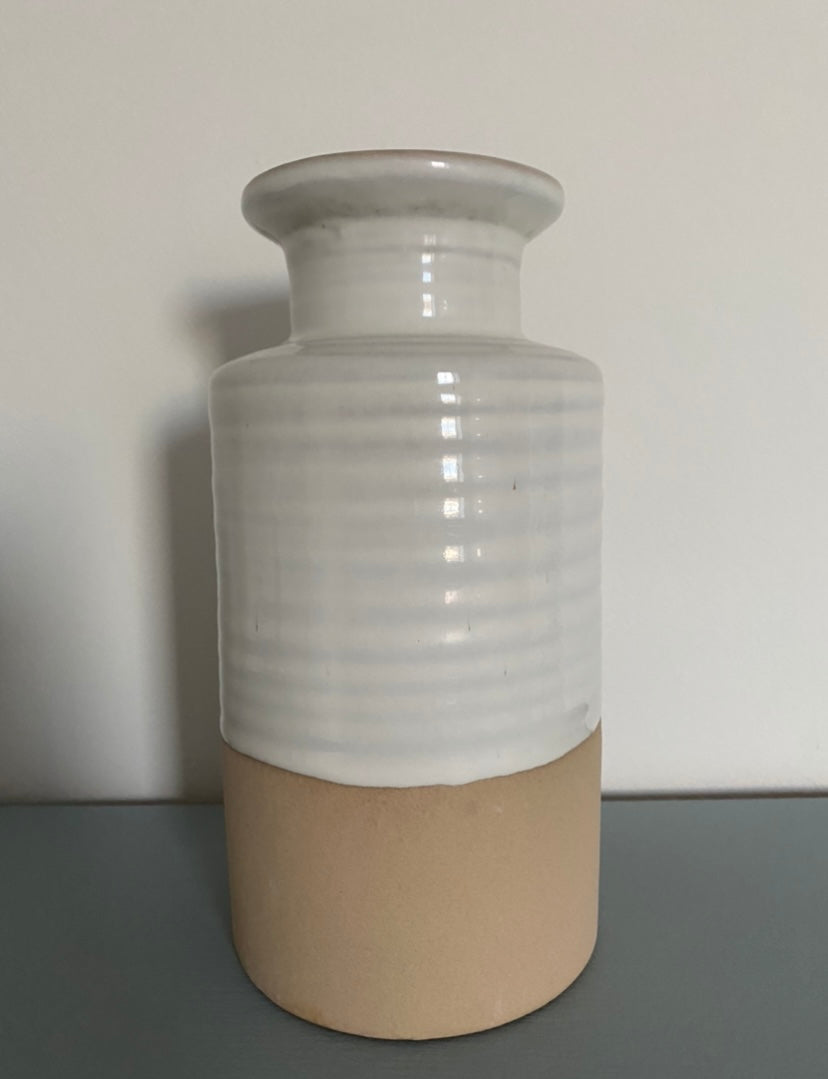 Natural two tone vase