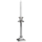 Pair of white LED flickering flame dinner candles