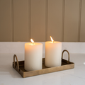 Brass rectangular tray
