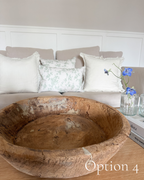 Antique dough bowl