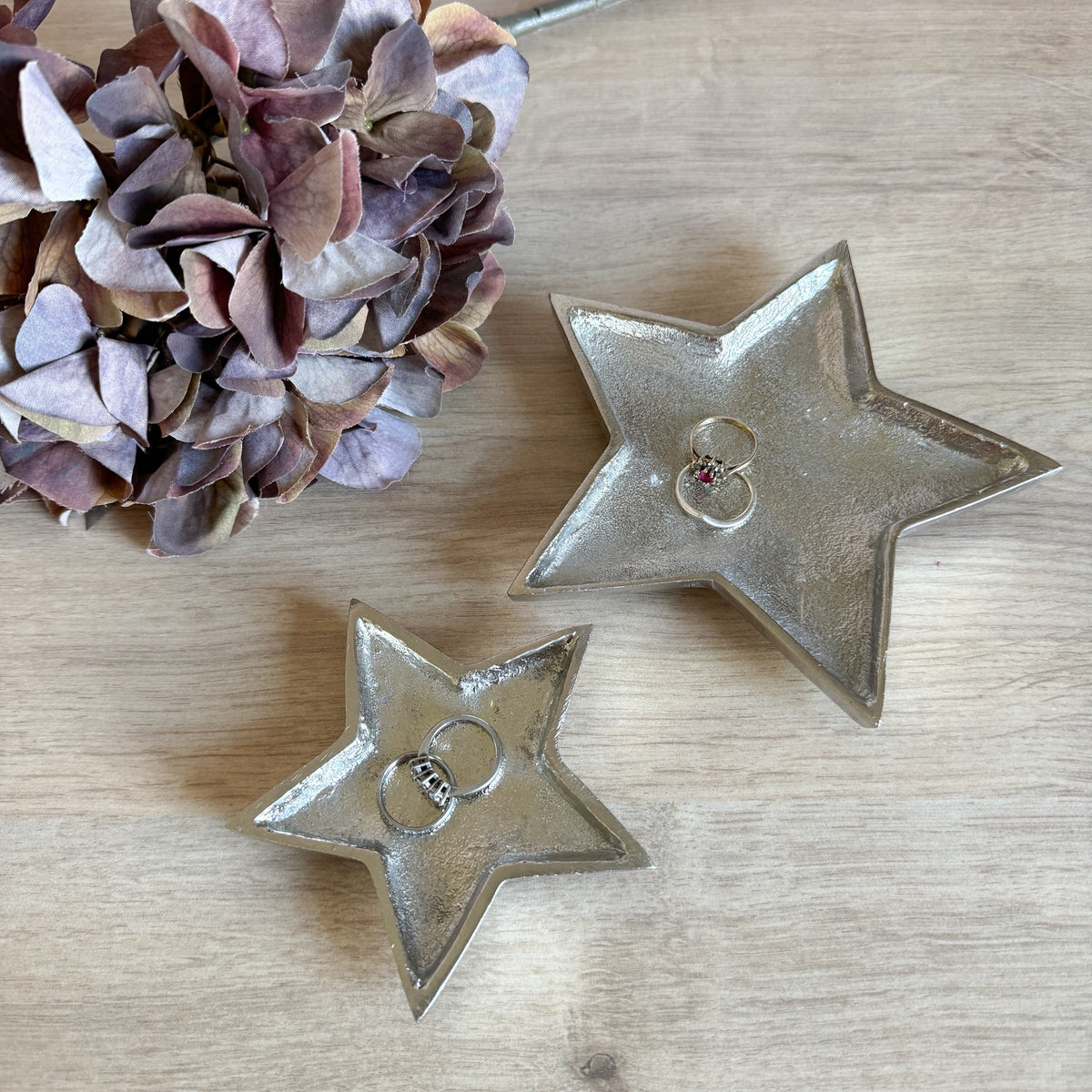 Silver star dish 10cm