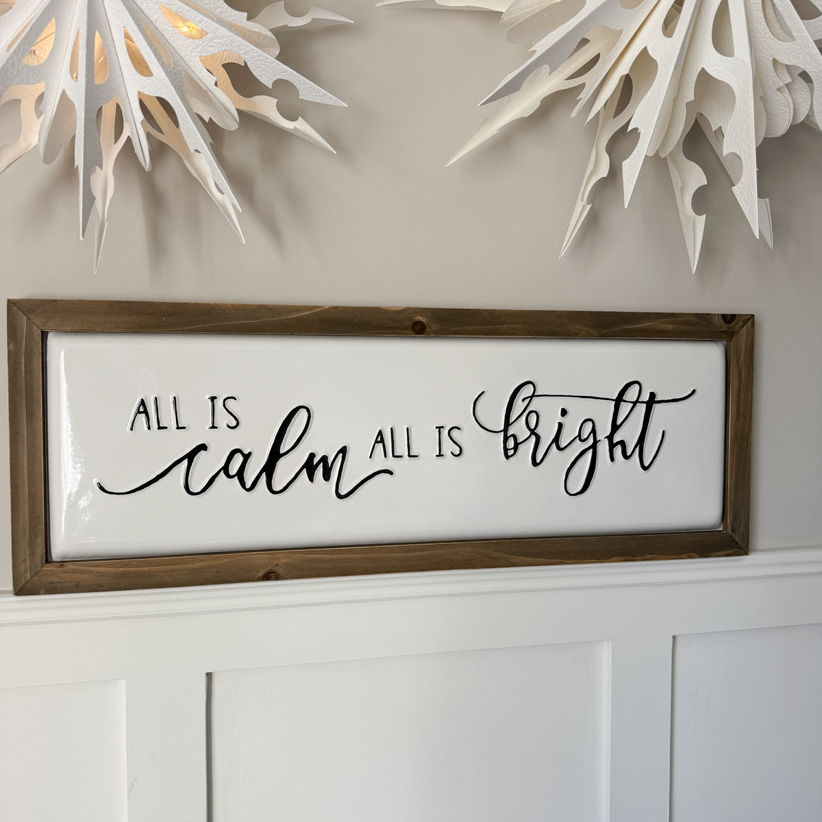 All is calm sign