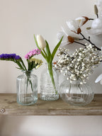Chunky glass bud vase