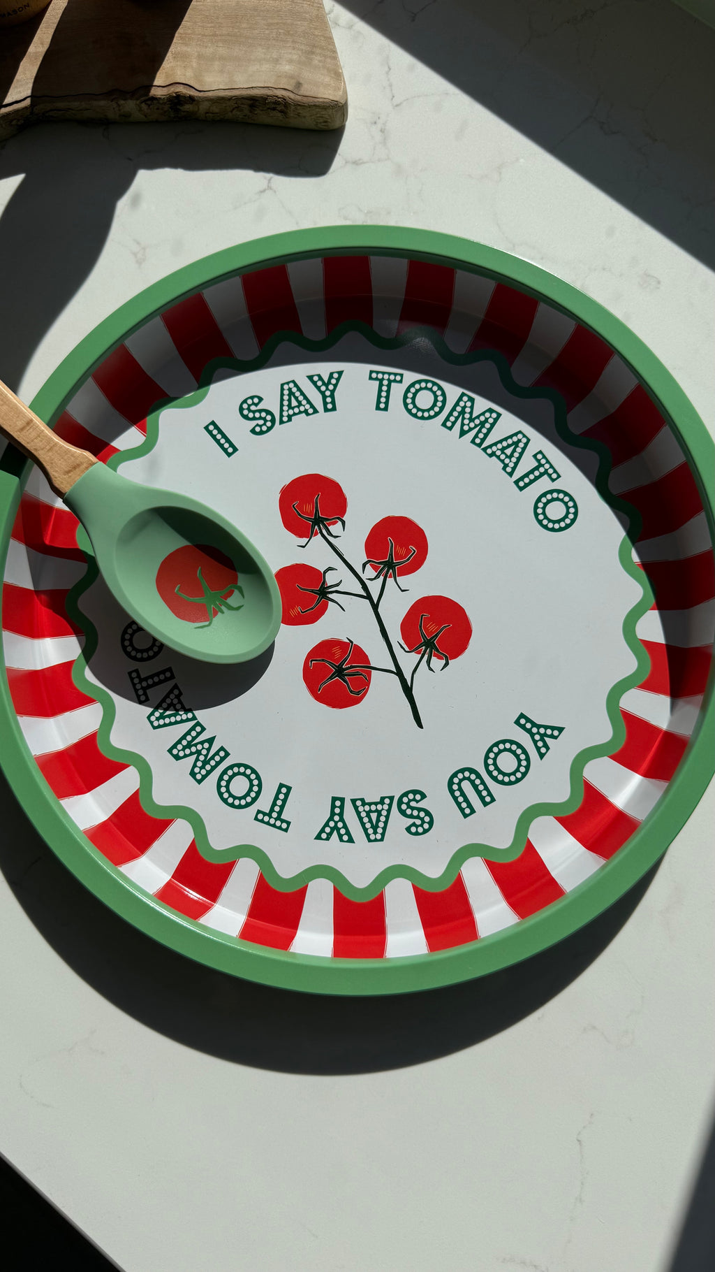 I say tomato tray