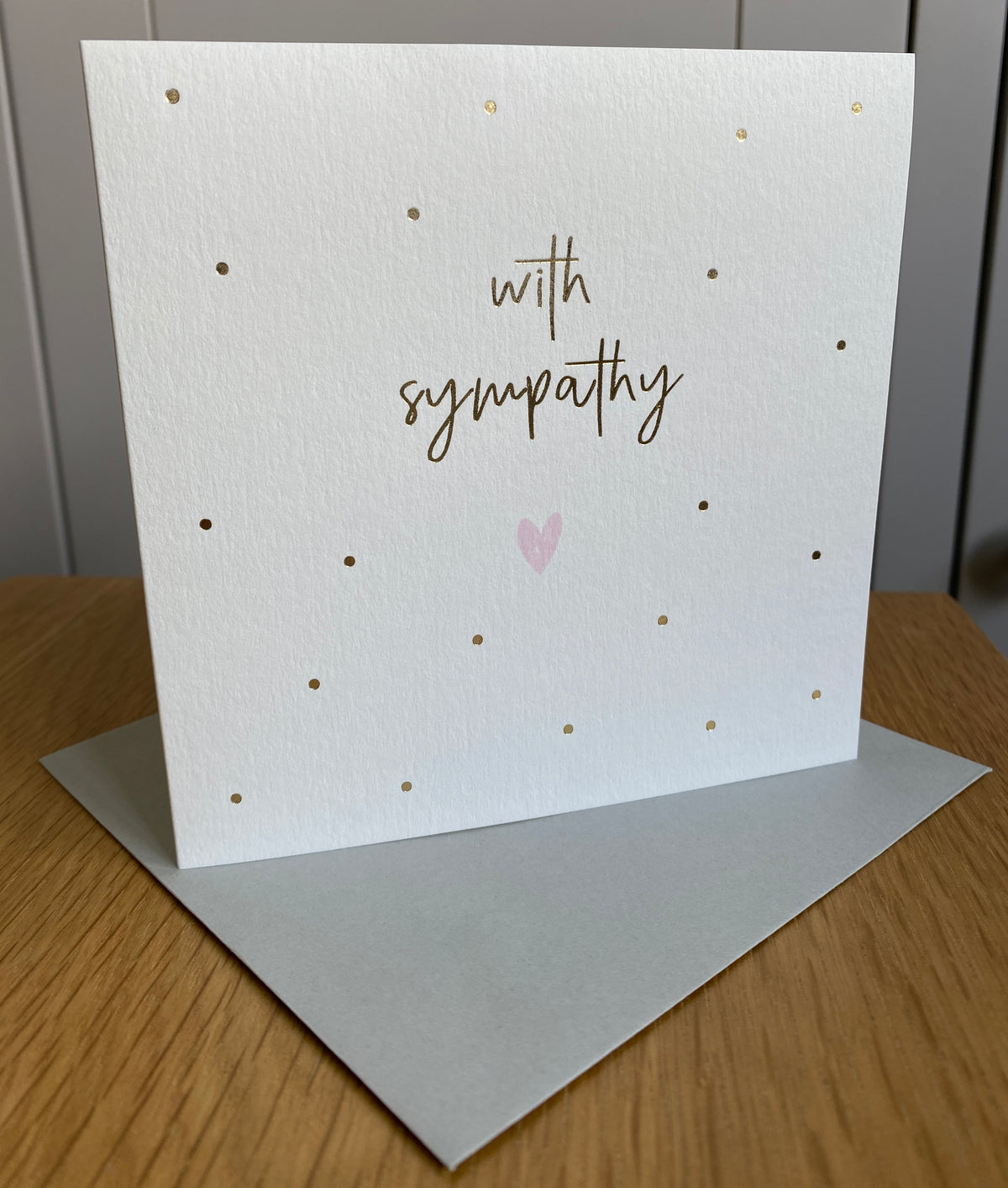 With Sympathy card