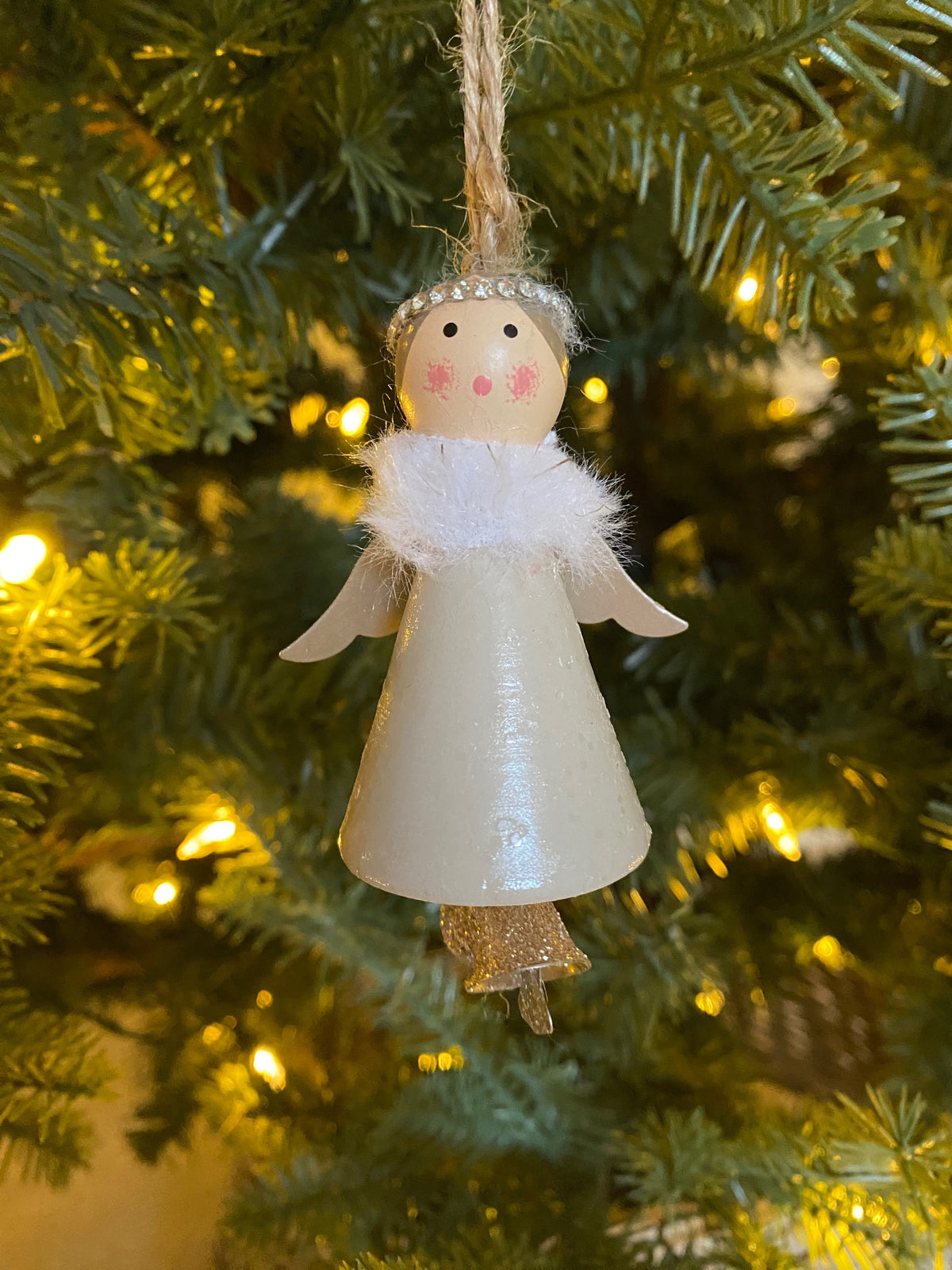 Angel decoration with bells