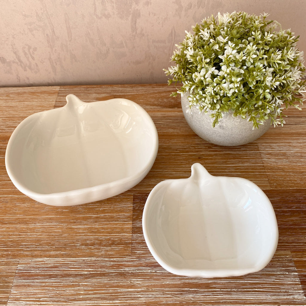 Pumpkin trinket dish 9.5cm