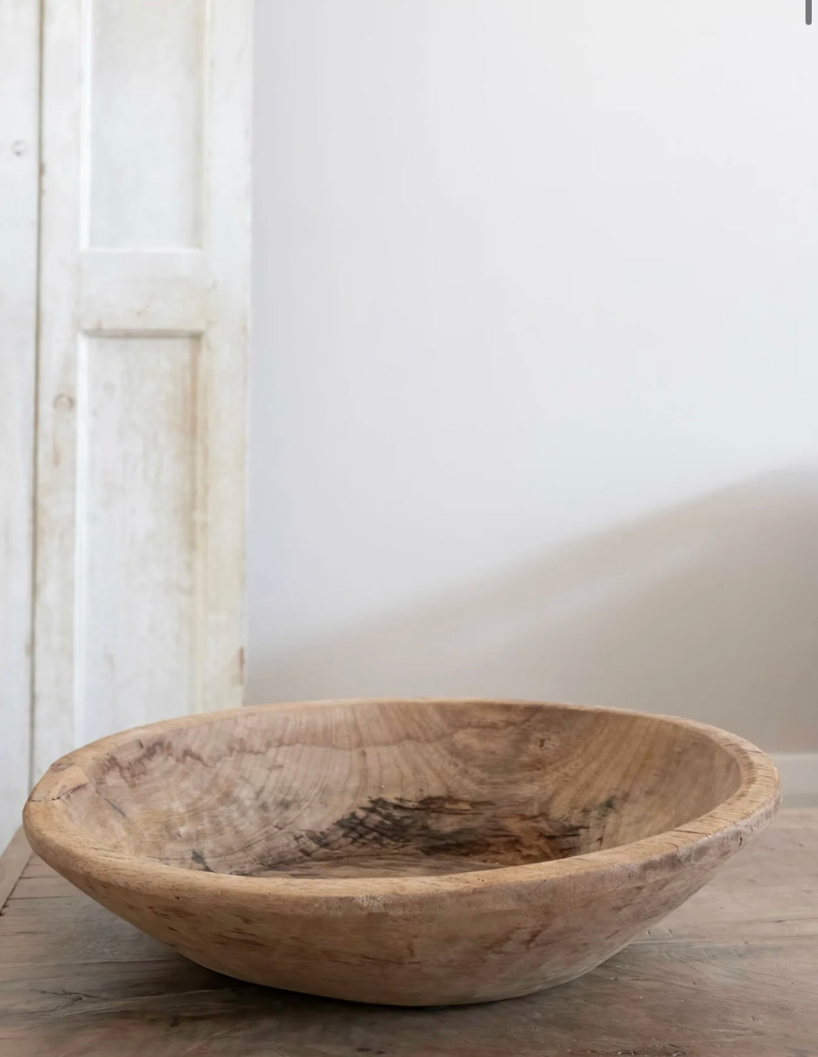 Antique dough bowl