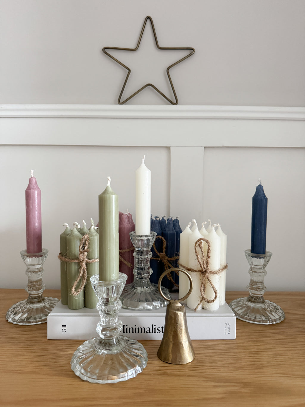 Short dinner candles - individuals