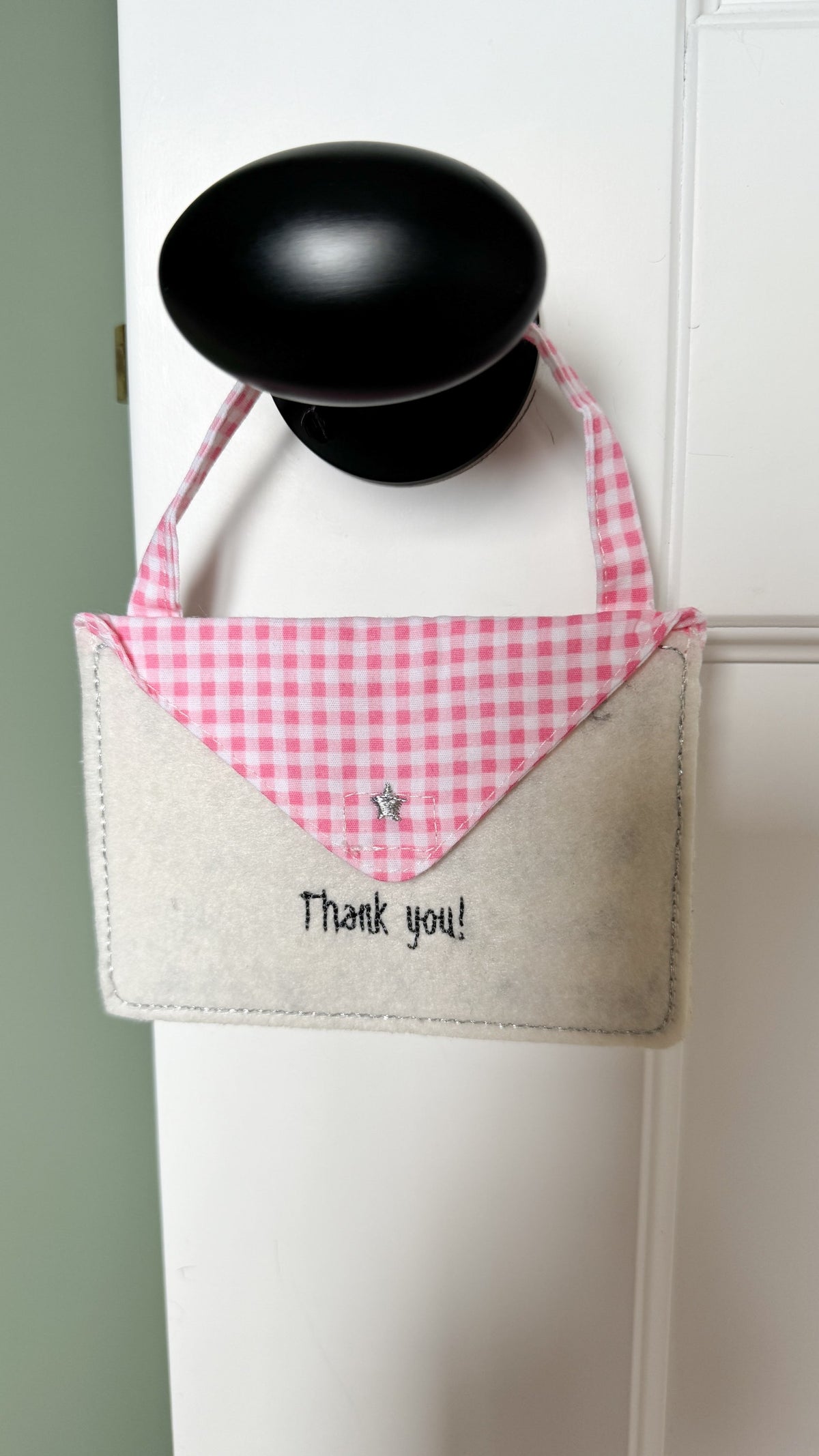 Tooth fairy envelope door hanger