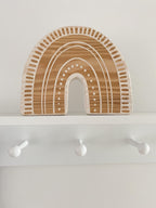 Rustic wooden rainbow