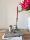 Antique silver candlestick