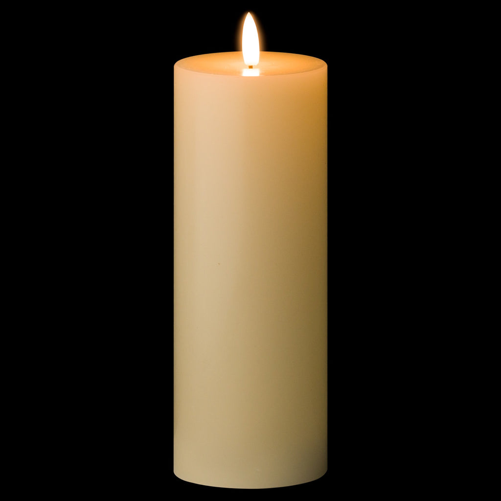 Ivory LED candle 3 x 8
