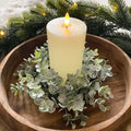 Eucalyptus candle wreath