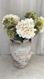 Aged porcelain vase