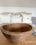 Antique dough bowl